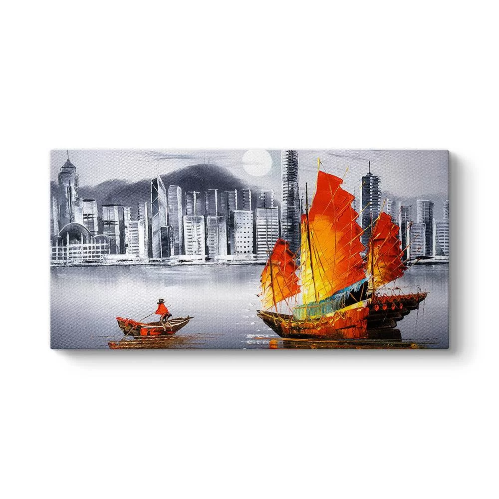 Hong Kong Gemi Kanvas Tablo - Model 5